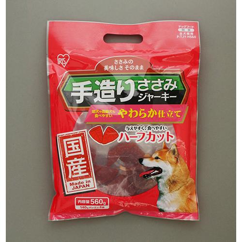 アイリスオーヤマ(Iris Ohyama) P-TJY-H560 国産手造りささみジャーキーやわらかハーフカット