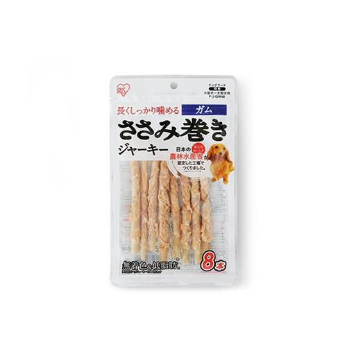 アイリスオーヤマ(Iris Ohyama) P-IJ-GMN8 ささみ巻きジャーキーガム8本