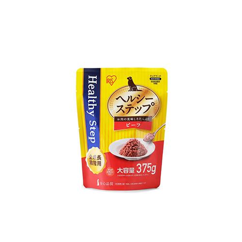 アイリスオーヤマ(Iris Ohyama) HRB ヘルシーステップレトルト ビーフ375g 全成長段階用