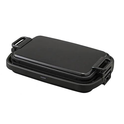 アイリスオーヤマ(Iris Ohyama) SWHPK-012-B ブラック ワイド ホットプレート 2枚タイプ 1350W