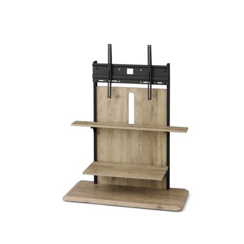 アイリスオーヤマ(Iris Ohyama) UTS-900R-LN ライトナチュラル スタンドテレビ台 幅90cm VESA対応 高さ13段階 75V対応