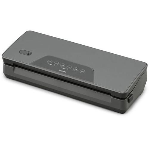 アイリスオーヤマ(Iris Ohyama) VPF-M60 真空パック機 ロール内蔵タイプ チャコールグレー