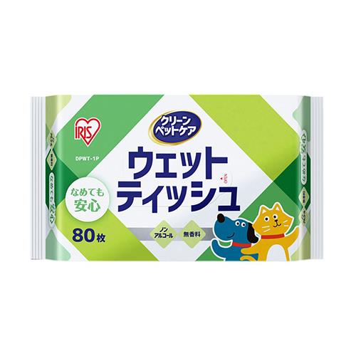 アイリスオーヤマ(Iris Ohyama) DPWT-8P ペット用ウェットティッシュ8P