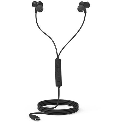 ナガオカ NTYPEC02BK ブラック ANC機能搭載、USB TYPE-C接続のカナル型有線イヤホン