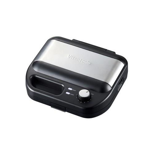 ビタントニオ(Vitantonio) ワッフル＆ホットサンドベーカー VWH-500 ブラック