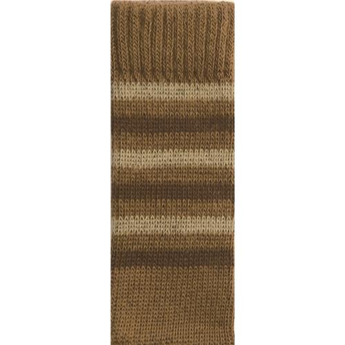 コジット 脱げにくいチェアソックス ボーダー ブラウン