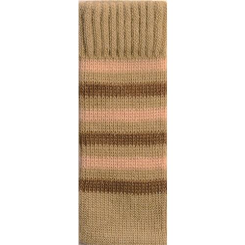 コジット 脱げにくいチェアソックス ボーダー ベージュ