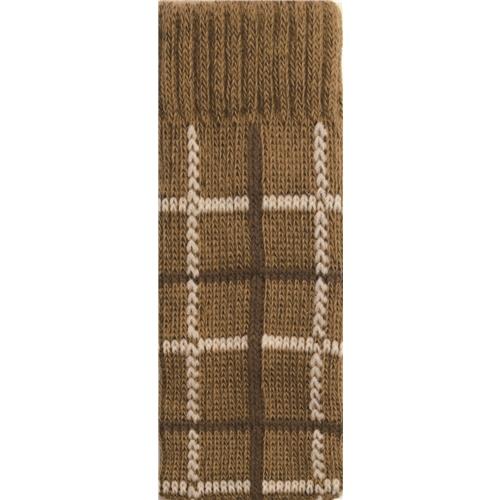 コジット 脱げにくいチェアソックス チェック ベージュ