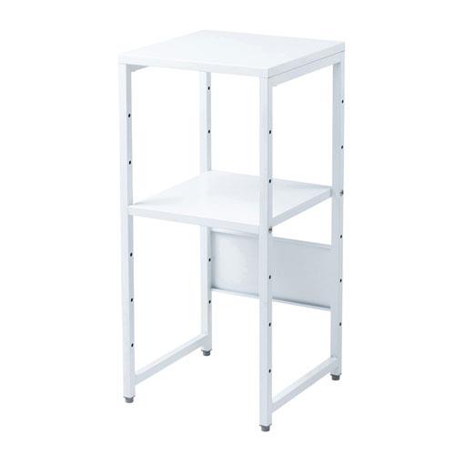 サンワサプライ STN-MT001 ホワイト マルチスタンド 消毒液台・アルコールスタンド・電話台・プロジェクター台