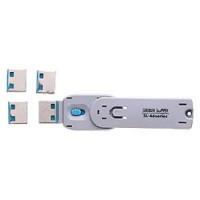 サンワサプライ SL-46-BL USBコネクタ 取付けセキュリティ