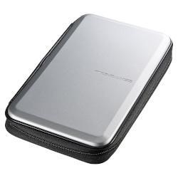 サンワサプライ ブルーレイディスク対応セミハードケース 56枚収納・シルバー