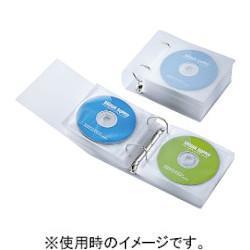 サンワサプライ FCD-RG36CLN クリア リングファイルケース 36枚収納