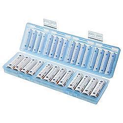 サンワサプライ DG-BT6BL ブルー 電池ケース 大容量タイプ 単3形12本 単4形16本対応