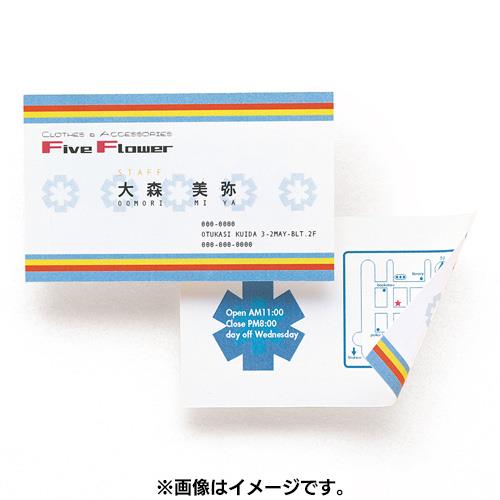 サンワサプライ JP-MCMT01N-5 白 マルチ名刺カード 50シート 500カード入