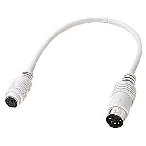 サンワサプライ KB-5M6F02K キーボード変換ケーブル 0.2m