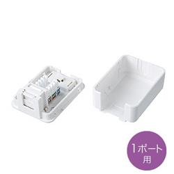 サンワサプライ LA-RZ-21K シャッター付ローゼットキット