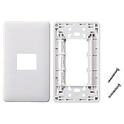 サンワサプライ LA-FP-J1K JIS対応フェイスプレート 1ポート用