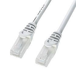 サンワサプライ LA-Y5TS-10 ホワイト ツメ折れ防止 CAT5e LANケーブル 10m