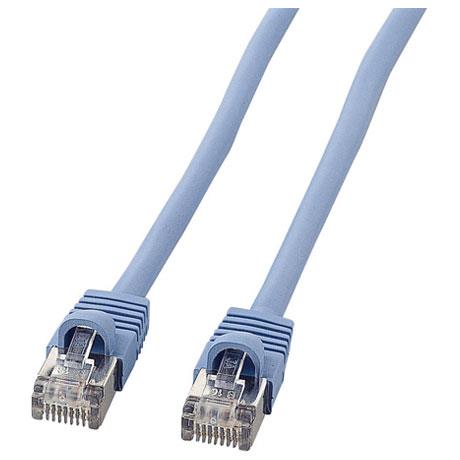 サンワサプライ KB-STP-02LBN ライトブルー STPエンハンスドカテゴリ5単線ケーブル 2m