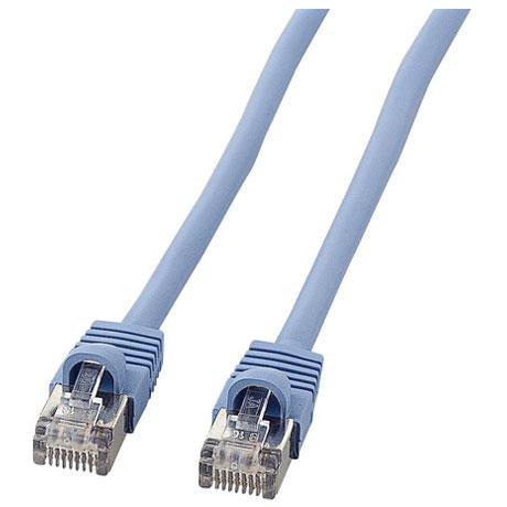 サンワサプライ KB-STP-05LBN ライトブルー STPエンハンスドカテゴリ5単線ケーブル 5m
