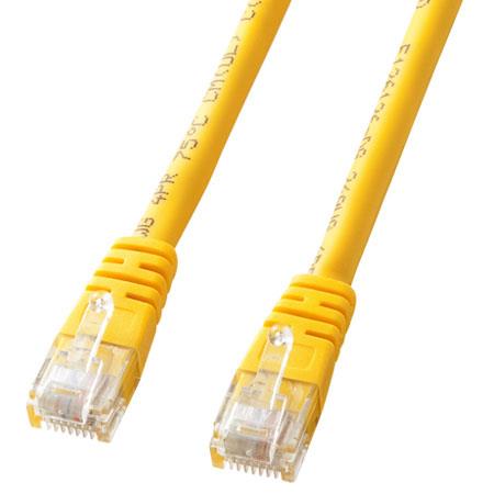 サンワサプライ KB-T5T-20YN イエロー エンハンスドカテゴリ5単線LANケーブル 20m
