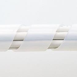 サンワサプライ CA-SP20W ホワイト ケーブルタイ スパイラル 2m