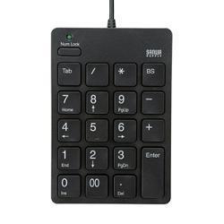サンワサプライ NT-18UBK ブラック 有線 メンブレン テンキー USB