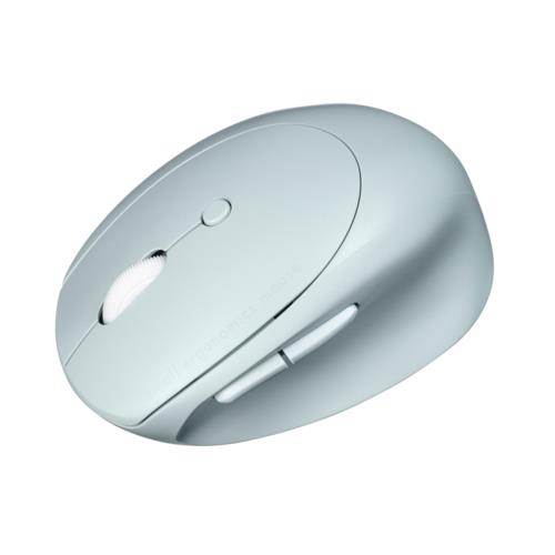 サンワサプライ MA-EBBS522BL ブルー 静音Bluetooth小型エルゴノミクスマウス 充電式・5ボタン