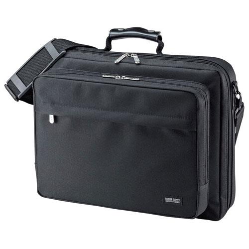 サンワサプライ BAG-U54BK2 ブラック PCキャリングバッグ 15.6インチワイド対応 シングル