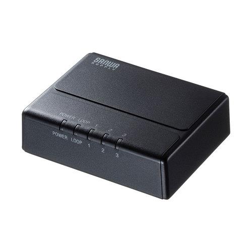 サンワサプライ LAN-GIGAP301BK ギガビット対応 スイッチングハブ 3ポート