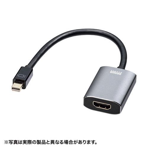 サンワサプライ AD-MDPHDR01 ブラック ミニDisplayPort-HDMI 変換アダプタ HDR対応