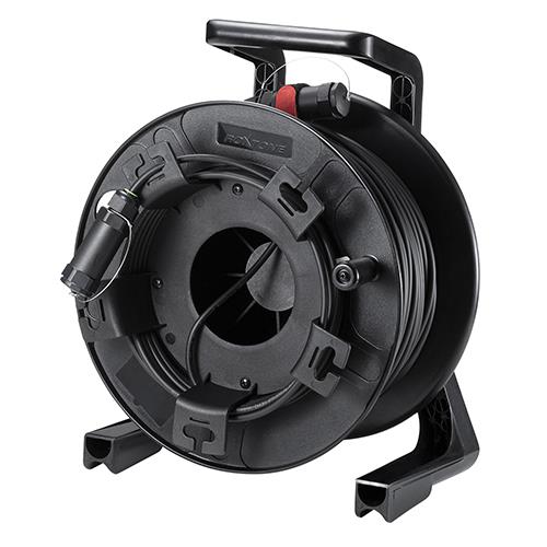 サンワサプライ KM-HD20-UFBD100 ドラム付き光ファイバHDMIケーブル 8K対応・ブラック・100m