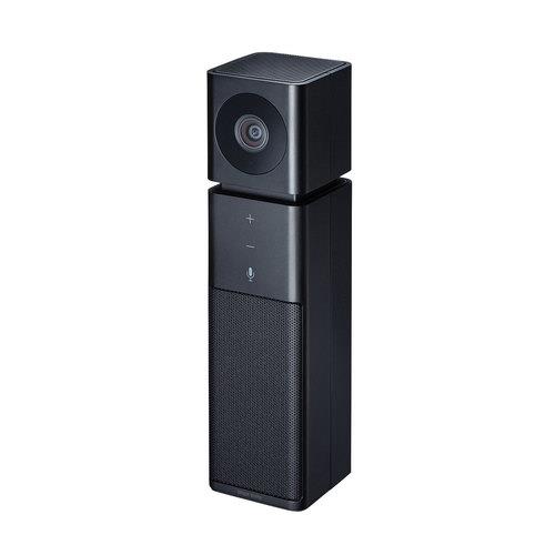 【長期保証付】サンワサプライ CMS-V47BK ブラック カメラ内蔵USBスピーカーフォン