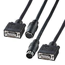 サンワサプライ KC-K150 ディスプレイ工事配線ケーブル D-Sub15ピンミニ 15m