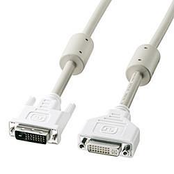 サンワサプライ KC-DVI-DLEN2K DVI延長ケーブル 2m