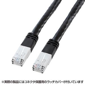 サンワサプライ KB-T6POE-10BK ブラック PoE対応 CAT6 LANケーブル 10m