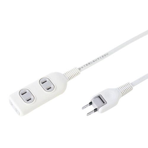 サンワサプライ TAP-3W3N 電源タップ 3個口 3m