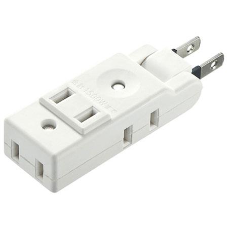 サンワサプライ スイングミニタップ 4個口 上挿し1・横挿し3 TAP-AC10W ホワイト