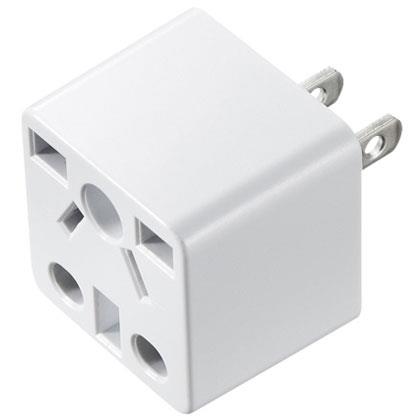 サンワサプライ TR-AD5W ホワイト 日本専用マルチタイプ電源変換アダプタ 7個口 横挿し