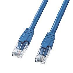 サンワサプライ KB-T6L-20BLCK ブルー カテゴリ6UTPクロスケーブル 20m