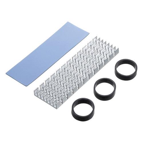 サンワサプライ TK-HM5S シルバー M.2 SSD用ヒートシンク