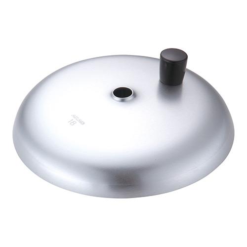 アカオアルミ 親子鍋用蓋 エントツ付き E-18 18cm用