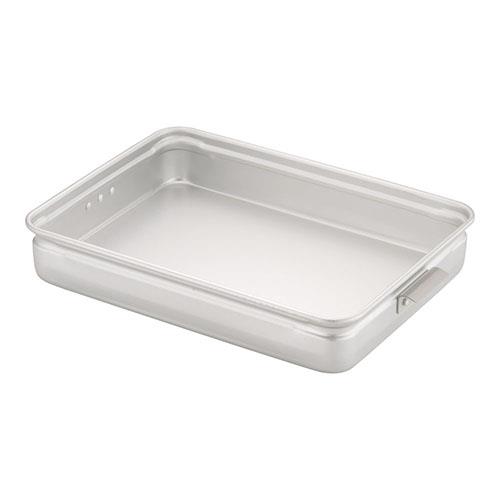 アカオアルミ アルミ手付番重 板取手 中 80