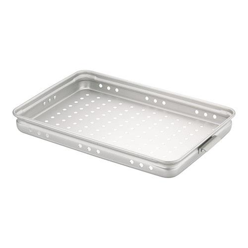 アカオアルミ アルミ穴明手付番重 板取手 大 60