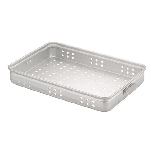 アカオアルミ アルミ穴明手付番重 板取手 大 80