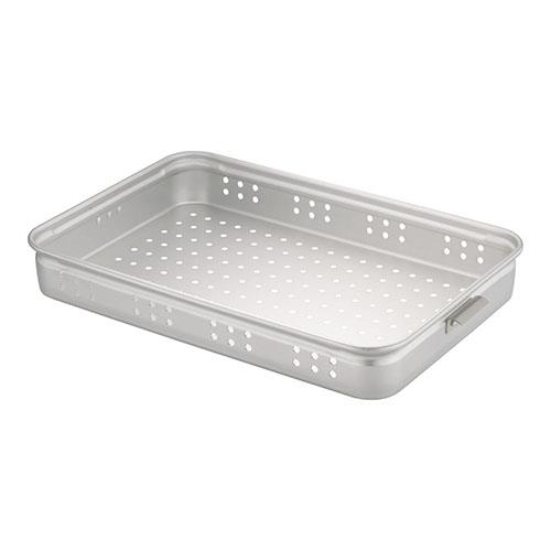 アカオアルミ アルミ穴明手付番重 板取手 特大 90