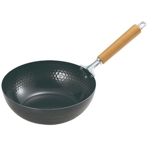 タマハシ SGK-30I スゴ軽 槌目鉄炒め鍋 30cm