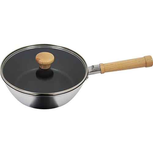 ウルシヤマ itaru 片手鍋 IH対応 マルチディープパン 22cm