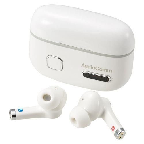 【長期保証付】オーム電機(OHM) HP-WH500N AudioComm 完全ワイヤレス集音器 03-1699 集音×通話×音楽、1台3役のワイヤレス集音イヤホン