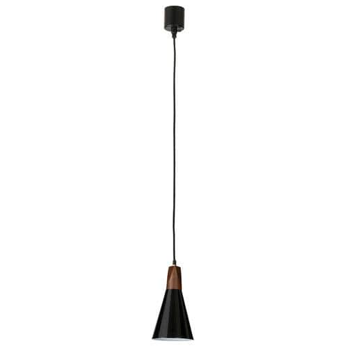 オーム電機(OHM) LT-YN117AW-K ブラック ペンダントライト リモコン無 06-1464